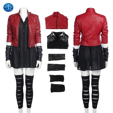 manluyunxiao scarlet witch cosplay avengers age of ultron 2 scarlet witch costume for adult