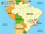 América-Brasil: RIO DE JANEIRO UBICACION