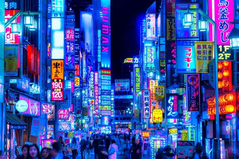 Japan Neon City Wallpapers Top Free Japan Neon City Backgrounds