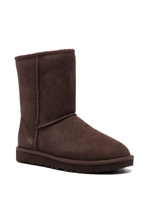 UGG Classic Short II Suede Boots Brown FARFETCH UK