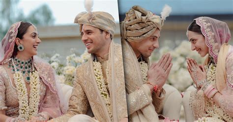 Kiara Advani Sidharth Malhotra Wedding Look Book Manish Malhotra S Empress Rose Lehenga Gold