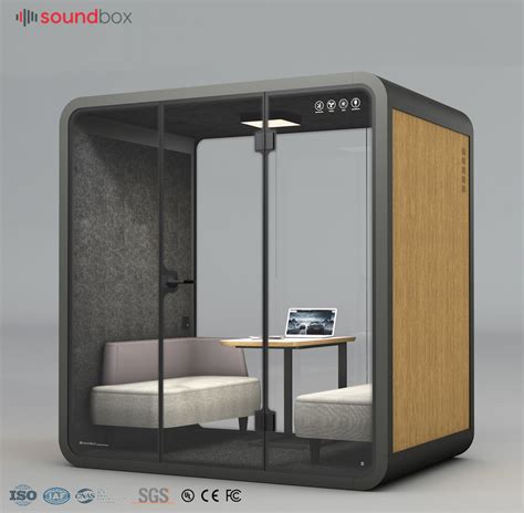 Indoor Prefabricated Office Podsound Proof Mobile Office Pod China