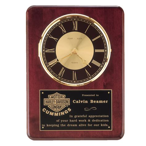 Rosewood Piano Finish Vertical Wall Clock Awards For Less