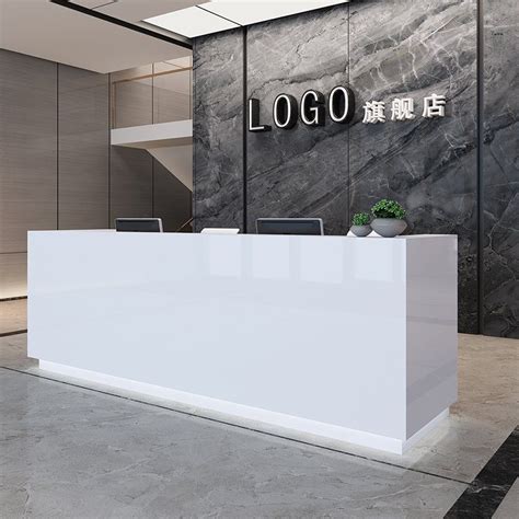 The Office Front Reception Counter Stands For The Company Culture And Brand Name So When You