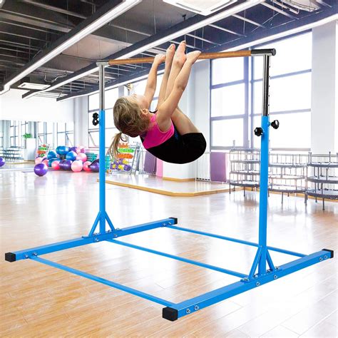 Daiandf Gymnastics Bar For Kids Height Adjustable Junior Training Bar