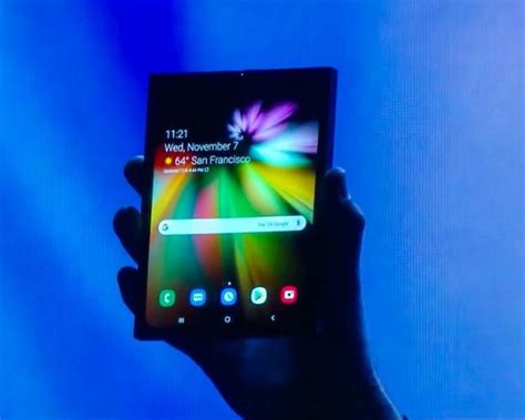Infinity Flex Display Samsung Finally Shows Off Its Foldable Smartphone