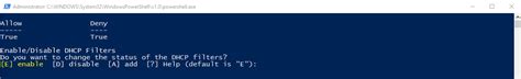 Manage Dhcp Filters Via Powershell Script Tech Blog With Tips Tricks