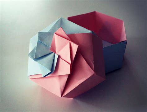 Boite En Origami Origami Facile Boite Cubique