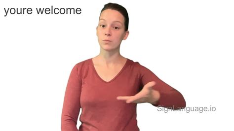 Sign Language You Re Welcome Say More With Less 2 Word Expressions In