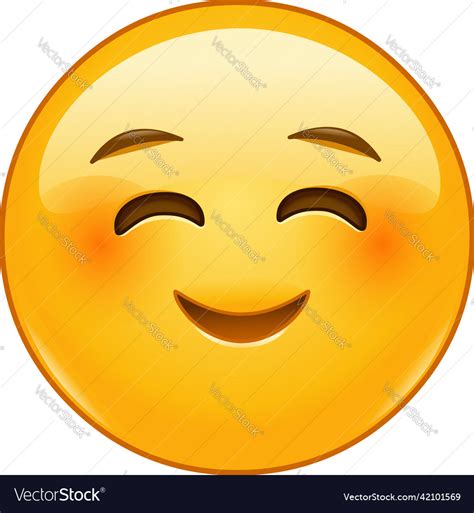 Blushing Happy Face Emoji Printable Emoji Printable Free Clip Art The