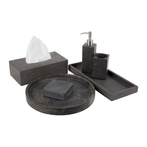 Shop for bathroom accessories in bath. Buy Aquanova Hammam Soap Dispenser - Dark Grey | AMARA