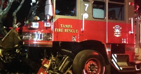 Tampa Fire Truck Involved In Crash