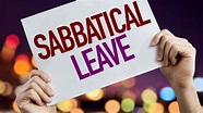 Why We Should Demand Sabbatical Leave as Part of a Compensation Package ...