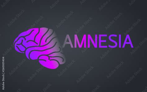 Amnesia Logo Icon Design Medical Vector Illustration Stock Vector