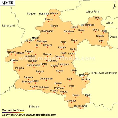 Ajmer Parliamentary Constituency Map Election Results And Winning Mp