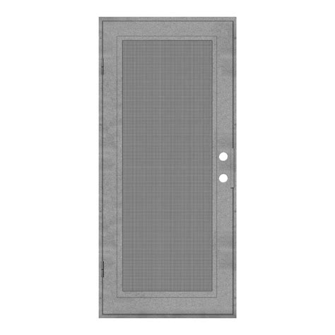 unique home designs 36 in x 80 in full view silverado right hand surface mount security door