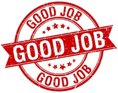 ᐈ Good Job Sticker Stock Vectors Royalty Free Good Job Stamp