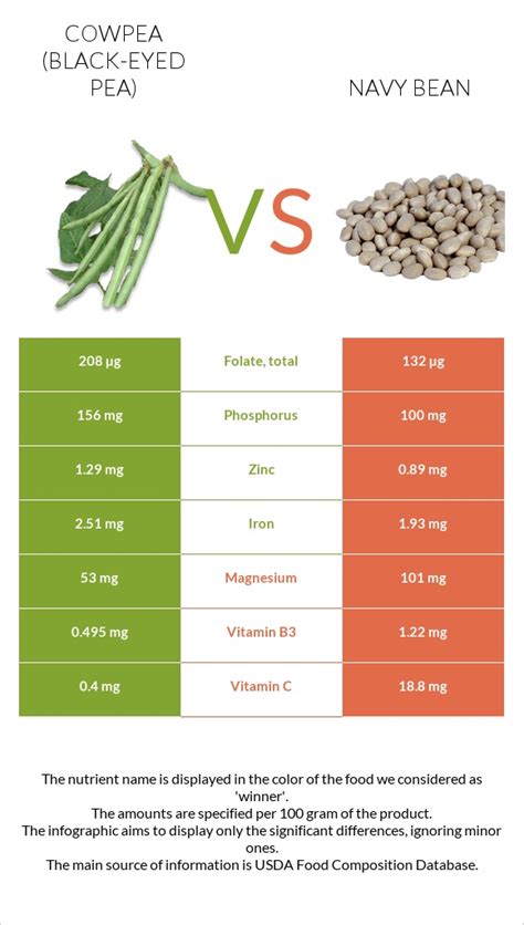 Cowpea Black Eyed Pea Vs Navy Beans — In Depth Nutrition Comparison