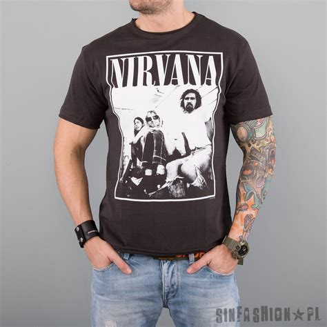 Koszulka Amplified Nirvana Group Shot Mężczyźni Koszulki Krótki