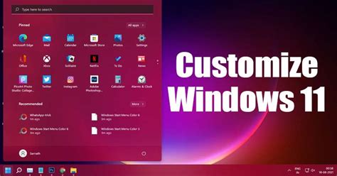 How To Change The Windows 11 Start Menu And Taskbar Colors Images And