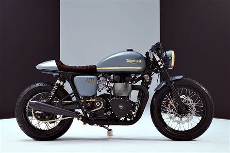 The bonneville t100 black is a premium motorbike that's loaded with urban style and attitude. Triumph Bonneville T100 by Bunker Custom CyclesDAAN