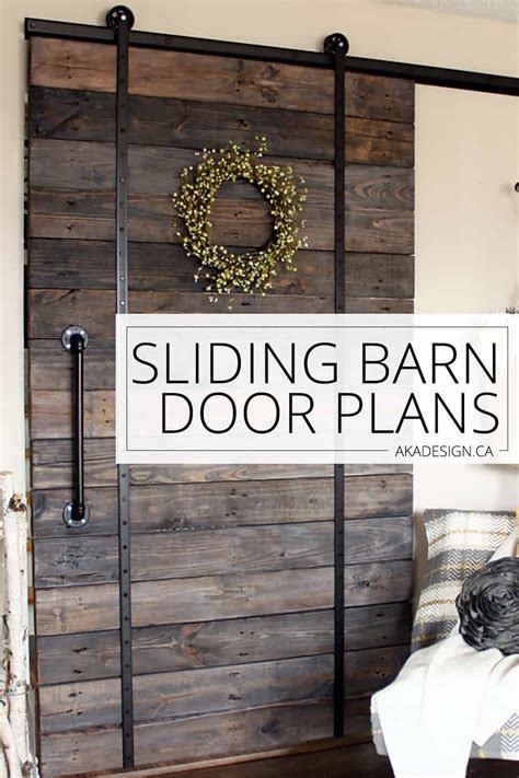 These barn doors look pretty basic. Sliding Barn Door Plans