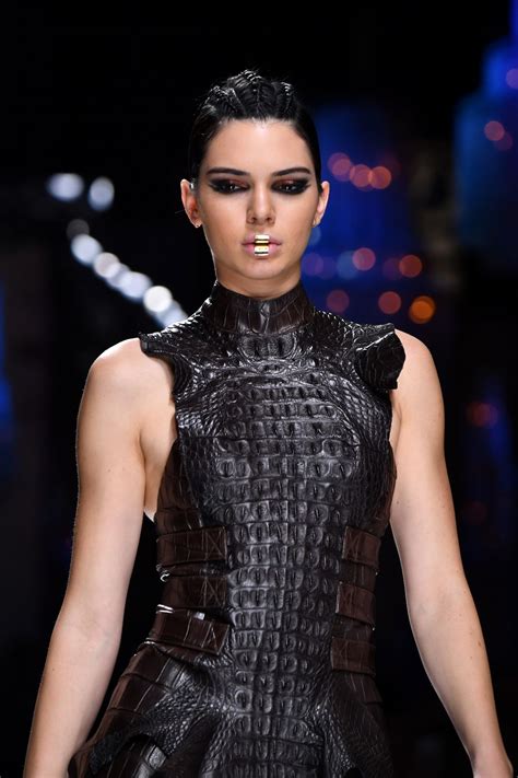 Hailey bieber invited kendall jenner to be her first guest on her new series youtube series who's in my bathroom?. KENDALL JENNER at Balmain Fashion Show at Paris Fashion ...