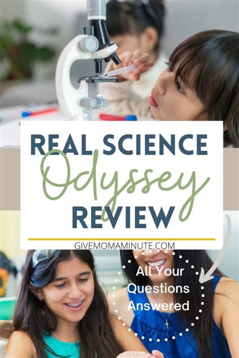 Real Science Odyssey Review Give Mom A Minute