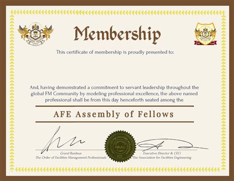 The Afe Assembly Of Fellows The Association For Facilities
