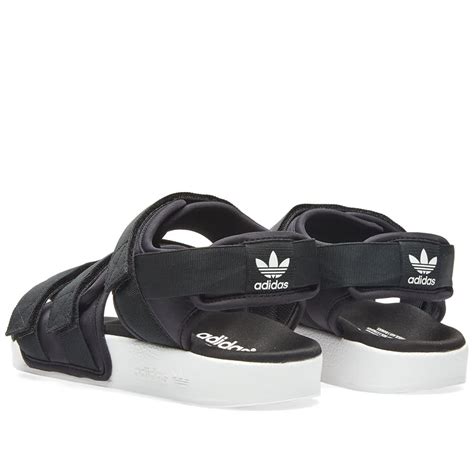 Adidas Womens Adilette Sandal W Black And White End Us