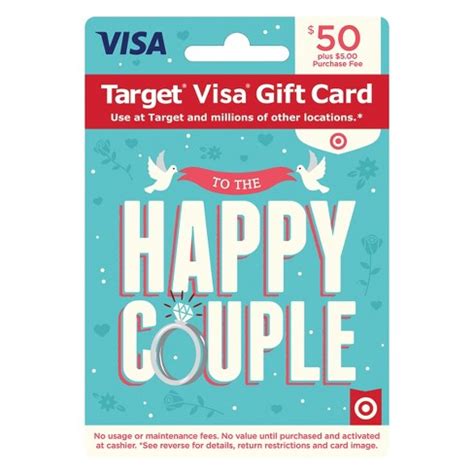 Target debit card customer service. Visa Happy Couple Gift Card - $50 + $5 Fee : Target