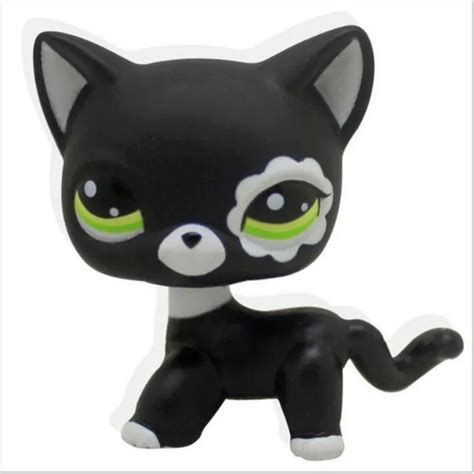 Lps Pet Shop Chat Cheveux Courts Kitty 2249 Noir EuropÉenne Chaton