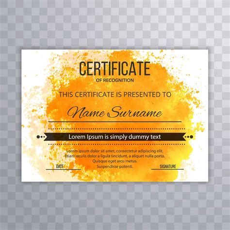Certificate Premium Template Awards Diploma Background With Colo 245059