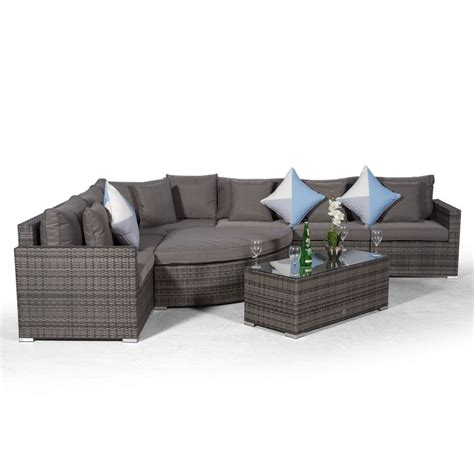Our rattan furniture is modular in design in many ways. Santorini L Shape Modular 6 Seat Rattan Corner Sofa Set ...