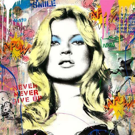 Kate Moss Cover Girl Painting By Mr Brainwash Fine Art America