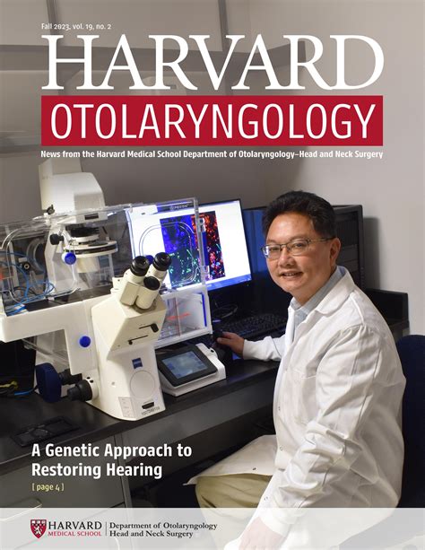 Harvard Otolaryngology Fall 2023 By Hms Otolaryngology Issuu