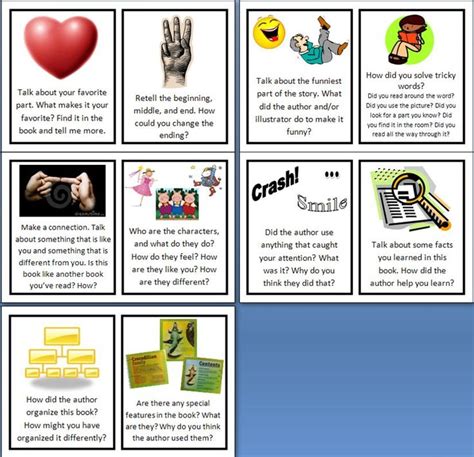 Literacy Prompt Cards Deepening Student Conversations From Day One