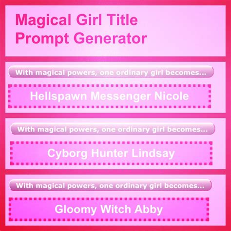 Anime Girl Name Generator