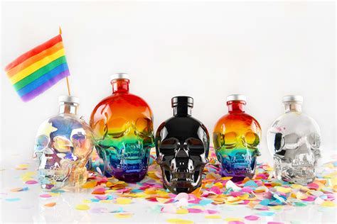 Crystal Head Vodka Celebrates Pride With A Limited Edition Rainbow Bottle