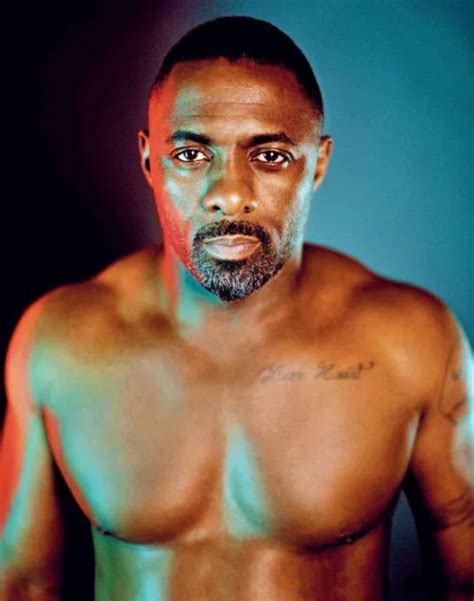Idris Elba X Shirtless Photo Print Sexy Hot Naked Male Actor Photograph Eur Picclick Fr
