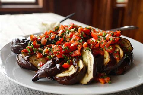 grilled eggplant side dish weekend at the cottage