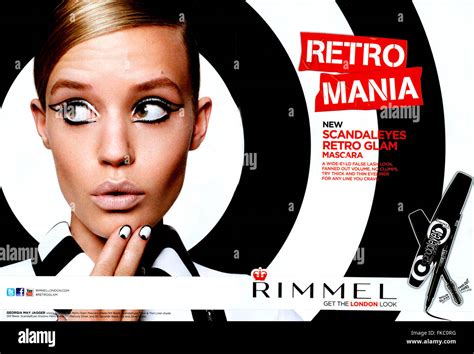 2010s Uk Rimmel Magazine Advert Stock Photo Alamy
