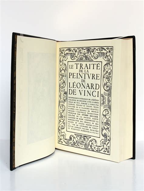 Il incarne ainsi l'esprit universaliste de la renaissance. Le Traité de la peinture. Léonard de Vinci. - Librairie Zooka's Books