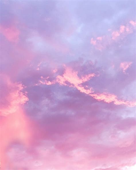 Purple Aesthetic Clouds Painting Aesthetic Cute Font