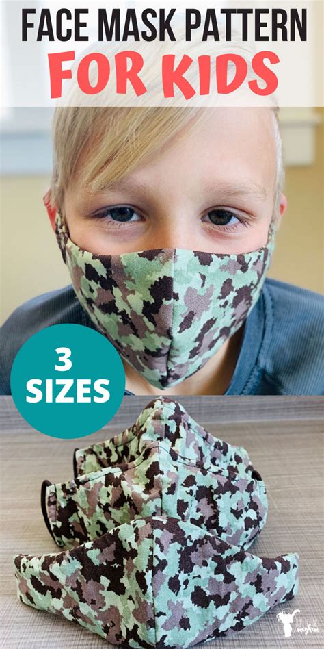 Diy Face Mask Pattern For Kids Uplifting Mayhem