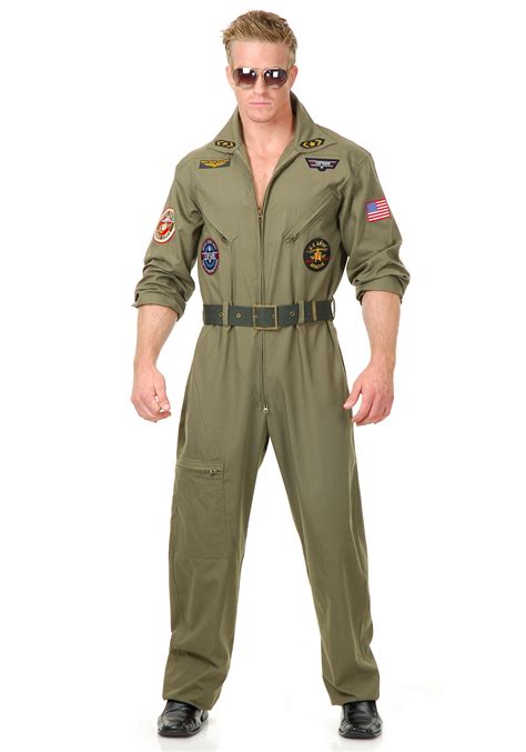 Plus Size Mens Air Force Pilot Costume