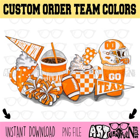 3 Files Orange And White Ish Football Mugs Digital Download Sublimation