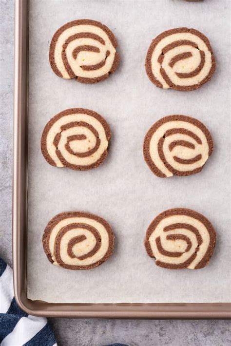 Chocolate Vanilla Pinwheel Cookies Recipe The Cookie Rookie