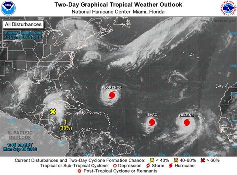 Satellite Images Show Hurricanes Lined Up In Atlantic Ocean Houston