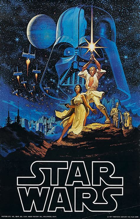 Amazon Star Wars Episode IV Póster de película A New Hope 1977